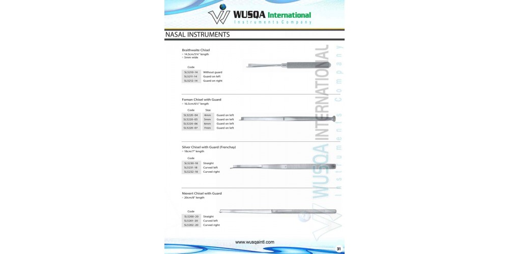 Nasal Instruments 